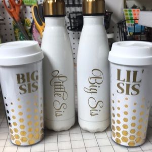 Brand New Four pieces Big and Little Sis cups